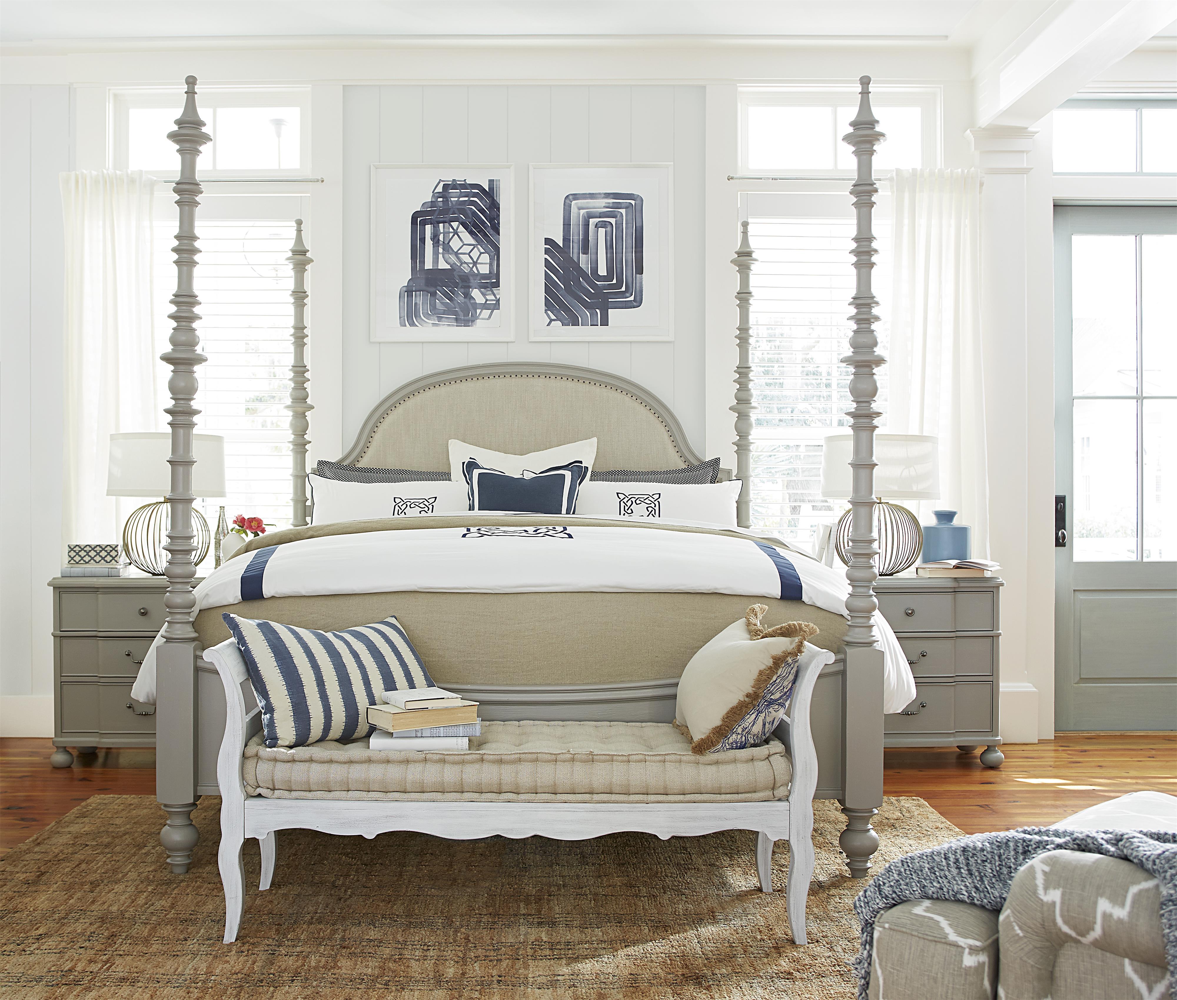 Paula Deen by Universal Dogwood 599280B The Dogwood Queen Bed with